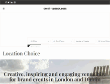 Tablet Screenshot of event-venues.com